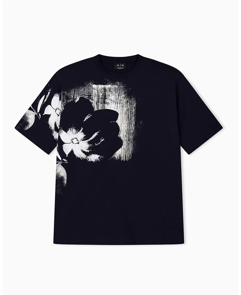 A|X Armani Exchange Men's Exposed Flower T-Shirt