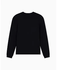 A|X Armani Exchange Men's Viscose Jacquard Print Crewneck Sweater