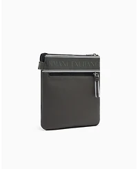 A|X Armani Exchange Men's Taping Flat Crossbody Bag