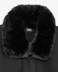 I.n.c. International Concepts Women's Faux-Fur-Collar Cropped Cape, Macy's Exclusive