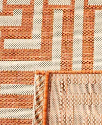 Safavieh Courtyard CY6937 Terracotta and Cream 5'3" x 7'7" Outdoor Area Rug