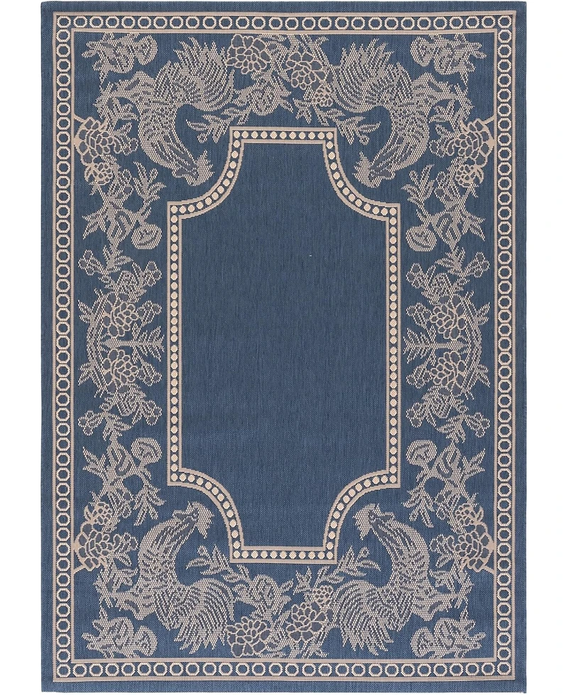 Safavieh Courtyard CY3305 Natural and 8' x 11' Sisal Weave Outdoor Area Rug