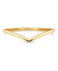 Devata Chevron Ring in 14K Gold