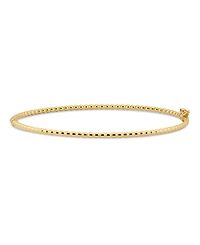 Devata Beaded Ball Bangle Bracelet in 14K Gold, Fits Small to Medium Wrist