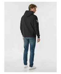 Champion Men's Black Pittsburgh Pirates Reverse Weave Chenille Hoodie