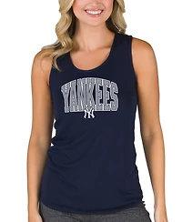 Concepts Sport Women's Navy New York Yankees Marathon Racerback Tank Top