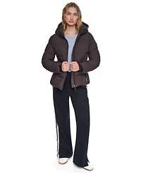 Dkny Women's Midweight Everyday Hooded Puffer Coat