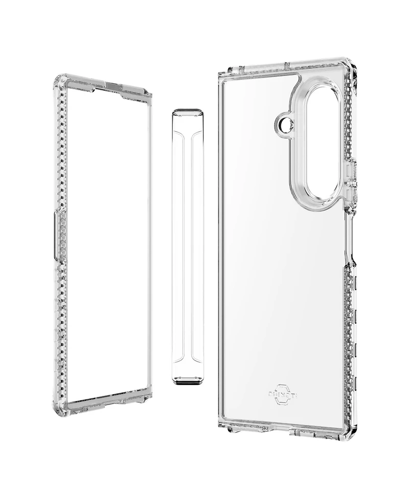 Itskins - Hybrid_R Clear Hinge Case for Samsung Galaxy Z Fold7 - Transparent