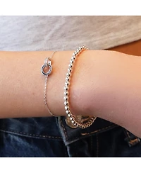 The Lovery Interlocking Cz Bracelet 14K Gold Plated Sterling Silver