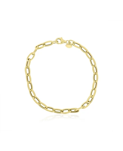 The Lovery Gold Round Link Bracelet 14K Yellow Gold