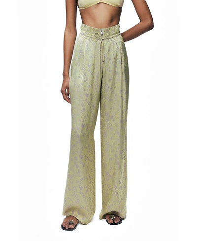 Nocturne Women's Printed Wide-Leg Trousers
