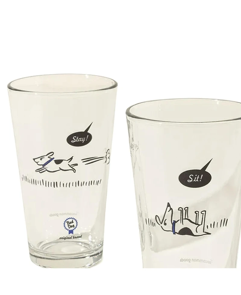 Uncommon Goods Bad Dog Tumblers, Set of 4