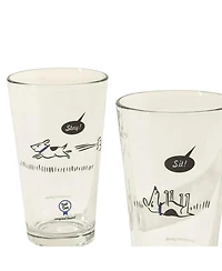 Uncommon Goods Bad Dog Tumblers, Set of 4