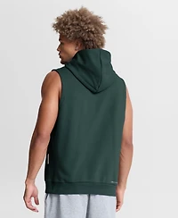 Nike Men's Green Athletics Authentic Collection Standard Issue Dri-fit Sleeveless Hoodie