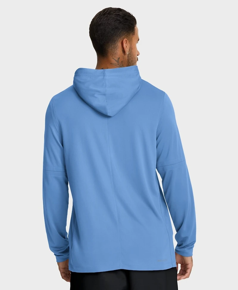 Nike Men's Light Blue Philadelphia Phillies Authentic Collection Dri-fit Long Sleeve Hoodie