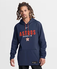 Nike Men's Navy Houston Astros Authentic Collection Therma-fit Hoodie