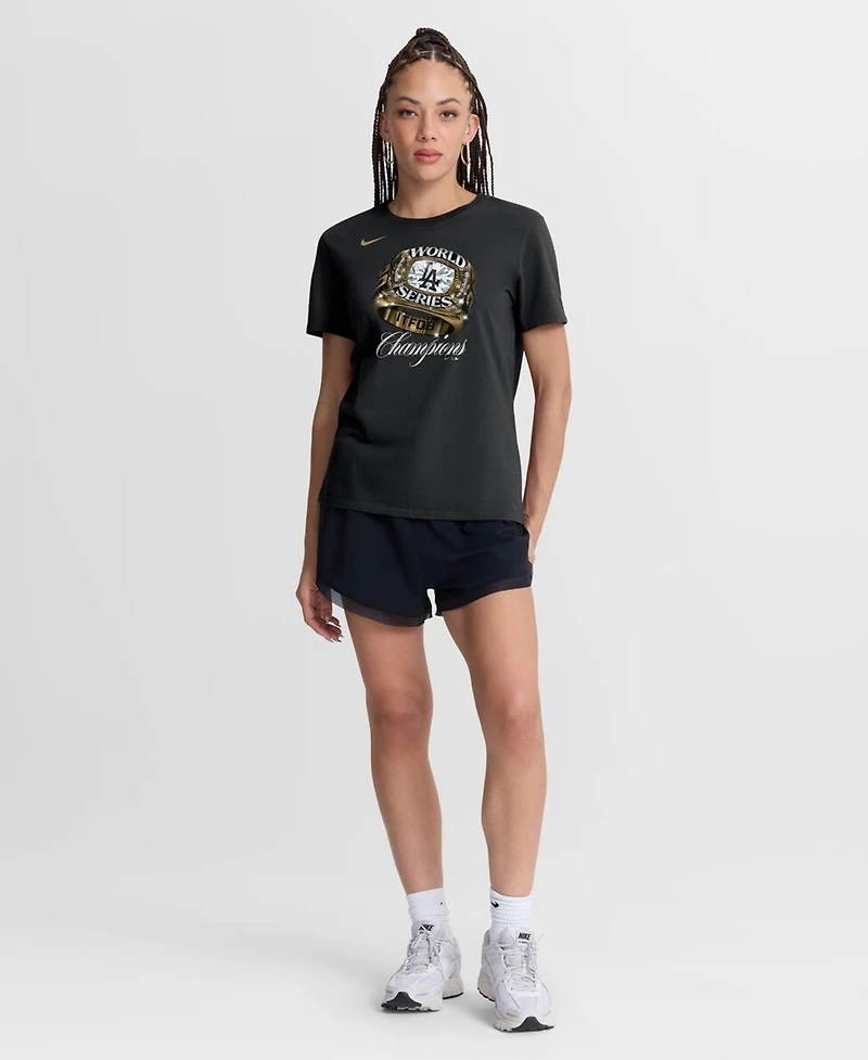 Nike Women's Black Los Angeles Dodgers 2026 Gold Collection Graphic T-Shirt