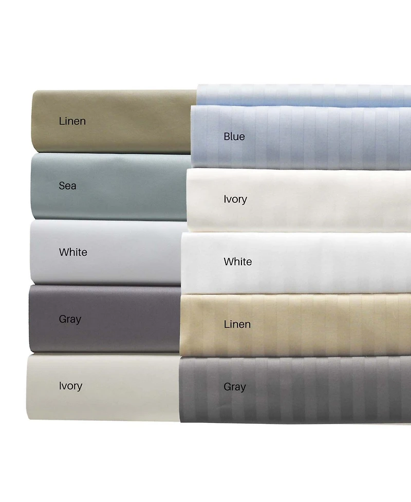 Egyptian Linens 608 Cotton Sheet Set - Extra Deep Pockets (22-inches), California King