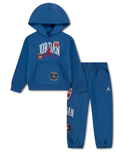 Jordan Toddler Boys' 2T-4T Interstate 23 Clutch Script Fleece Hoodie and Pants, 2-Piece Set