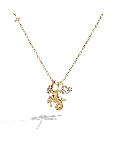 Alex and Ani Capricorn Zodiac Charm Cluster Necklace