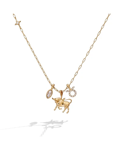 Alex and Ani Taurus Zodiac Charm Cluster Necklace