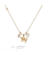 Alex and Ani Taurus Zodiac Charm Cluster Necklace