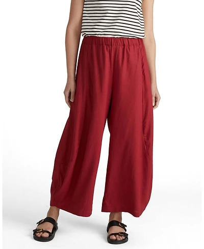 Universal Standard Plus Cosma Barrel Linen Pants