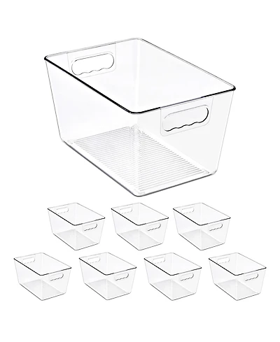 Sorbus Pack Large Clear Storage Containers for Pantry, Fridge, Cabinet
