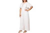 Kiyonna Plus Spellbound Wide Leg Jumpsuit