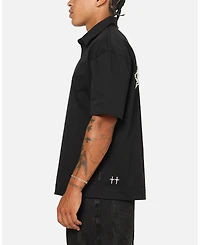 Saint Morta Men's Pearl Script Button Up Shirt