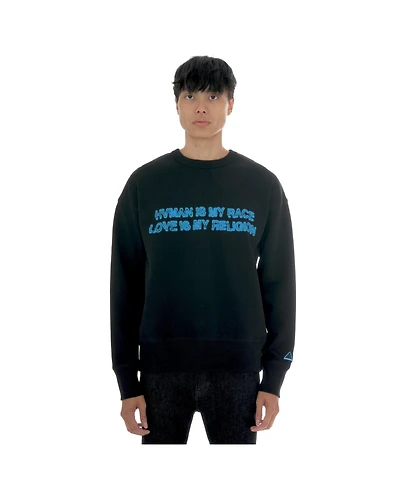 Hvman Chosen To Prevail x Cult Men's Crystal Crew Sweatshirt Human Love