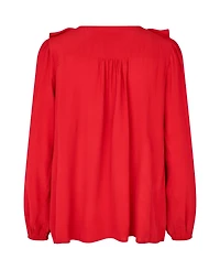 Masai Copenhagen Women's Mabeauna Ruffled V-Neck Blouse