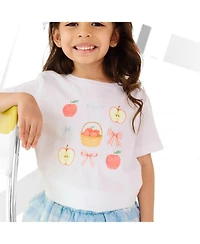 Sweet Wink Baby Girls Apple Picking Cutie Short Sleeve T-Shirt