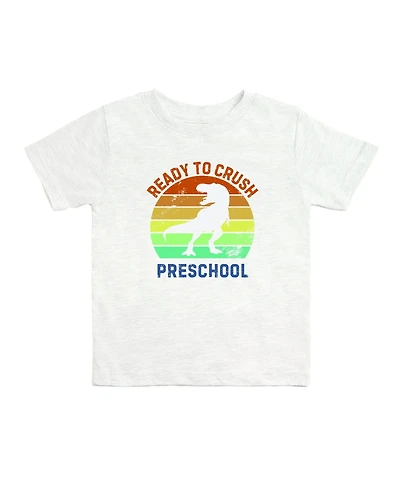 Sweet Wink Toddler Boys Ready to Crush Preschool Short Sleeve T-Shirt