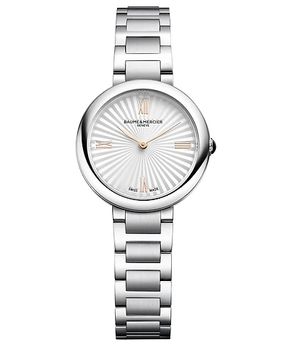 Baume & Mercier Women's De Baume Mercier Silver Stainless Steel Watch 28mm