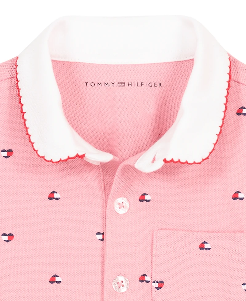 Tommy Hilfiger Baby Girls' Long-Sleeve Dress and Bloomers, 2-Piece Set
