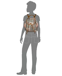 Patricia Nash Arezzo Nordic Patchwork Cotton Backpack