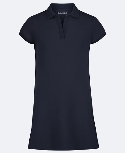 Nautica Girls' 7-16 Polo Short-Sleeve Dress