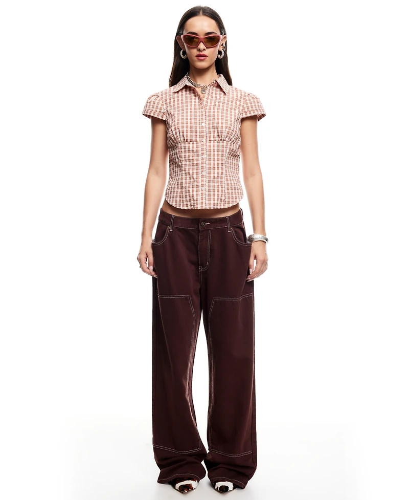 Lioness Women's Mon Cheri Short-Sleeve Blouse