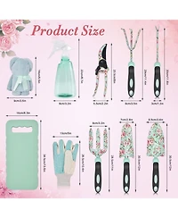 Xdovet Garden Tools Set Heavy Duty Rubber Handle Gifts Women Mom