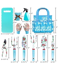 Xdovet Women's Gardening Tool Set with Tote Bag