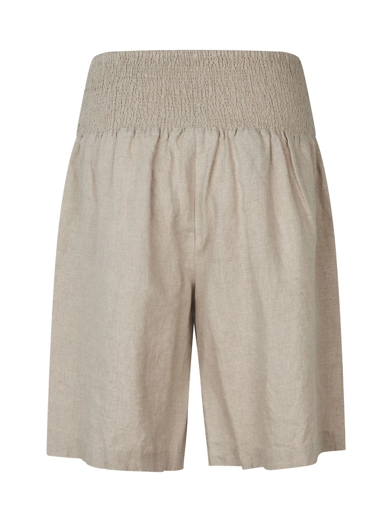 Masai Copenhagen Women's Mapinja Smock Waist Linen Shorts
