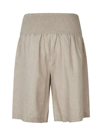Masai Copenhagen Women's Mapinja Smock Waist Linen Shorts