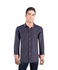 Elie Balleh Men's Slim Fit Paisley Print Shirt