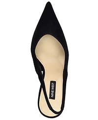 Nine West Women's Gerts Pointed Toe Slingback Dress Pumps