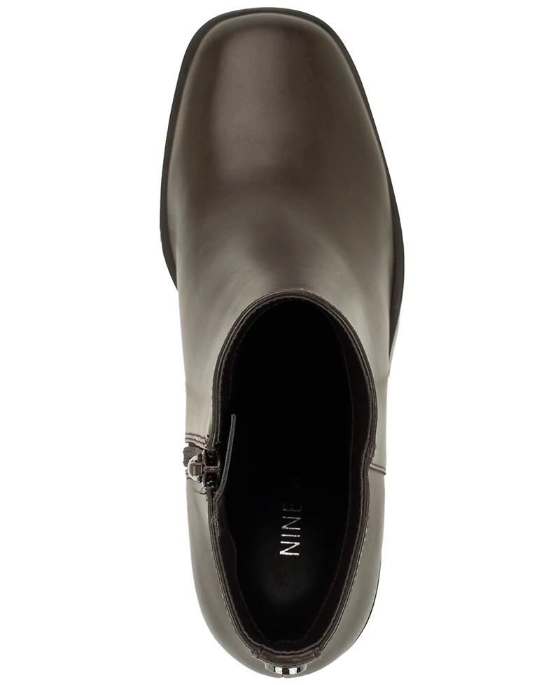 Nine West Women's Amatto Square Toe Dress Booties