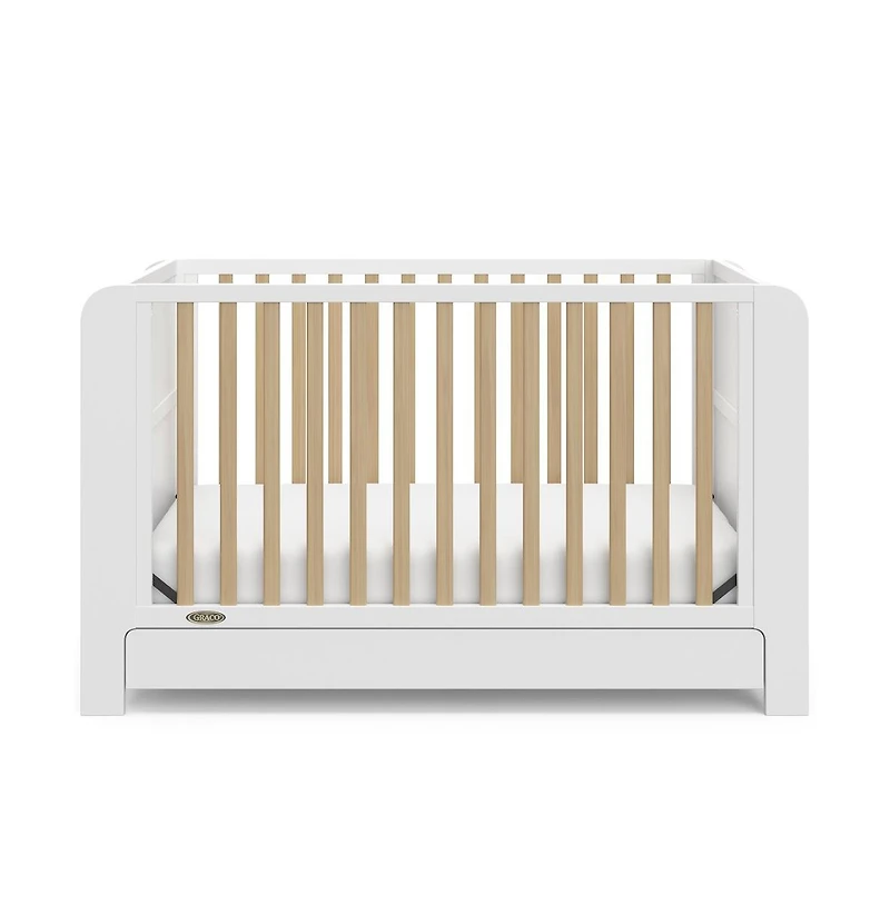 Graco Read-with-Me 4-in-1 Convertible Crib with Drawer