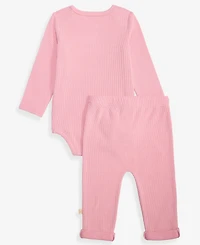 First Impressions Baby Girls' Little Sister Bodysuit & Pants, 2-Piece Set, Macy's Exclusive
