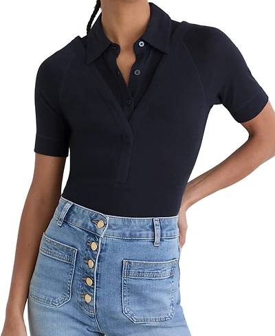 Reiss Women's Shona Collared Top