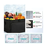 Cowin Camping Cooler Bag14.5L Lunch Box for Men Women Portable Coolers Bag Lunchbox Insulated Crossbody Bag Work Beach Travel